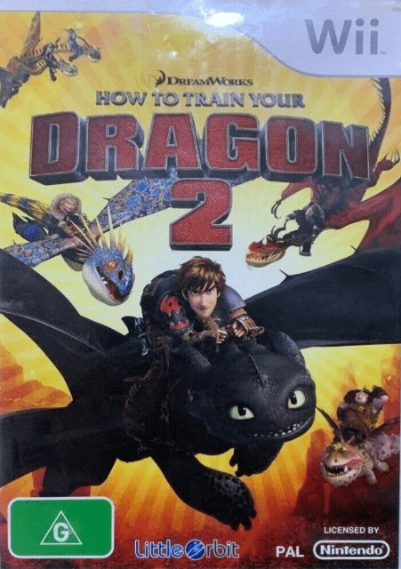 How to Train Your Dragon 2 box art for Wii